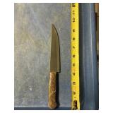 Fixed blade knife handmade Damascus steel