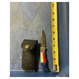 Fixed blade knife handmade Damascus steel