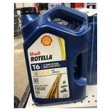Shell 15W-40 T6 engine oil full synthetic 5-1gal