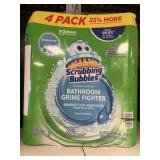 Scrubbing Bubbles bathroom grime fighter 4 cans