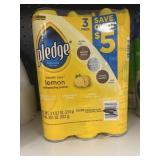 Pledge lemon 3-9.7oz