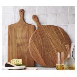 Set of 2 Acacia charcuterie boards