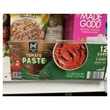 Tomato paste 12 cans