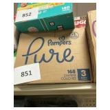 Pampers 168 diapers size 3