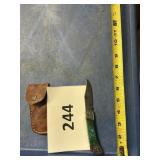 Fixed blade knife handmade Damascus steel