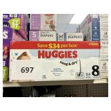 Huggies 114 diapers size 4