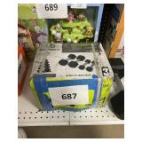 Marcy 150lb dumbbell set w/ storage rack