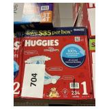 Huggies 234 diapers size 1