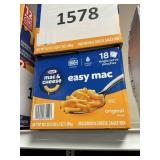 Kraft mac & cheese 18 single pouches