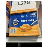 Kraft mac & cheese 18 single pouches