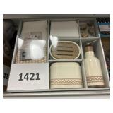 6-pc Premium bathroom decor set