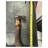 Fixed blade knife handmade Damascus steel