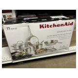 KitchenAid 11pc cookware set