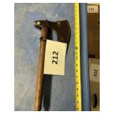 Fixed blade knife handmade Damascus steel