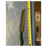 Fixed blade knife handmade Damascus steel