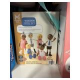 Wooden doll set