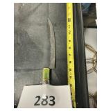 Fixed blade knife handmade Damascus steel