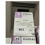 Premium diapers 160ct size 5