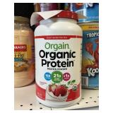 Orgain organic protein powder strawberry 43.8oz