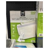 Security envelopes 500 ct