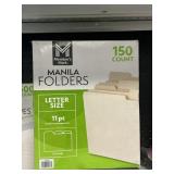 Manila folders 150ct