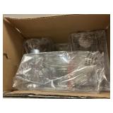 Clear organizer totes sets