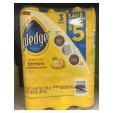 Pledge lemon 3-9.7oz