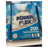 Power Flex tall kitchen bags 200 ct