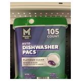 Auto dishwasher pacs 105ct