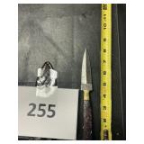 Fixed blade knife handmade Damascus steel