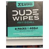 Dude wipes mint chill 400 ct
