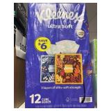 Kleenex ultra soft 12 cube boxes