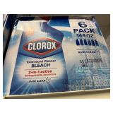 Clorox toilet bowl cleaner 6 pack