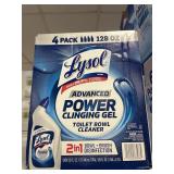 Lysol power clinging gel toilet 4 pack