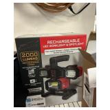 2000 Lumens rechargeable LED worklight