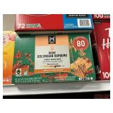 Decaf coombian supremo med dark 80 K cups