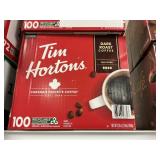 Tim Hortons dark roast 100 K cups
