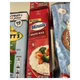 Minute white rice 72oz