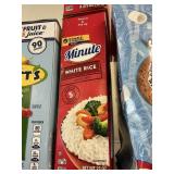 Minute white rice 72oz