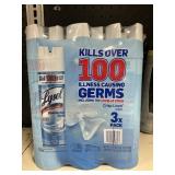 Lysol spray 3 cans