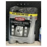 Weiman stainless steel cleaner 3 cans