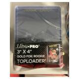 Ultra Pro 3inx4in toploader 25 pack