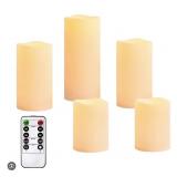 Battery Op candle set 5 pack