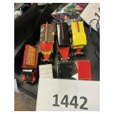 7 Coca-Cola meatl coll trucks 4in