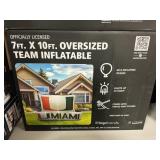 7ftx10ft Oversized team inflatable Miami