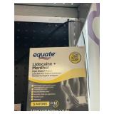 Equate lidocaine + menthol pain patch 3-5 ct