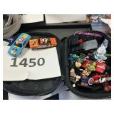 case- cars- lego figurines-misc toys