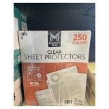 Clear sheet protectors 2-250 ct