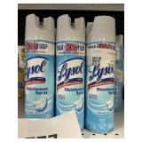 Lysol spray 3 cans