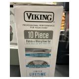 Viking 10pc SS mixing bowl set